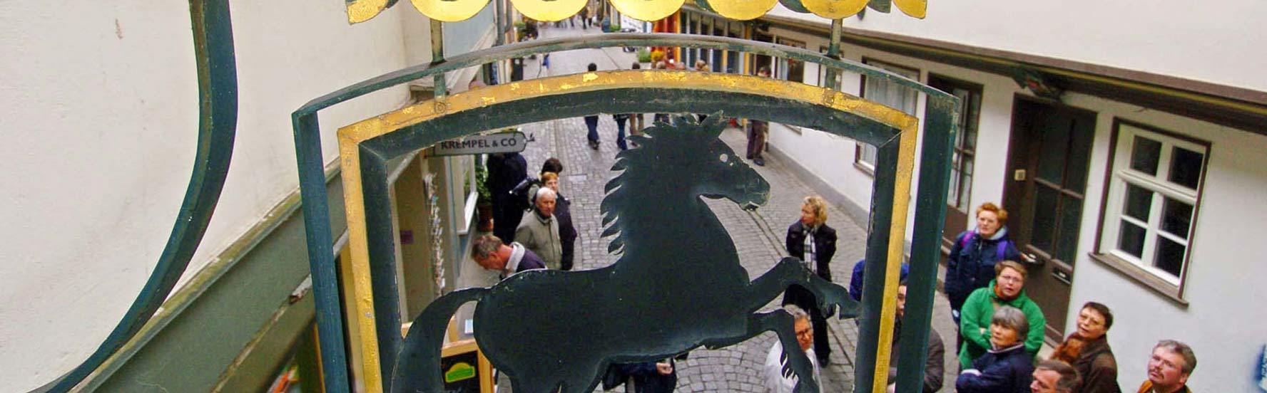Haus zum Schwarzen Ross Krämerbrücke Erfurt