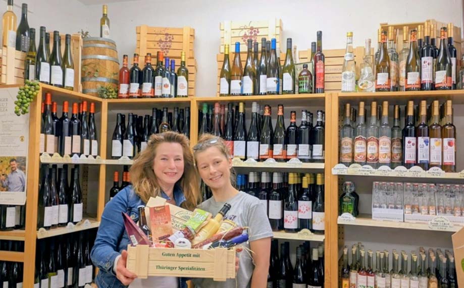 Bettina Vick mit Tochter Marie-Louise Körber für den Thüringer Spezialitäten Markt im Jahr 2024